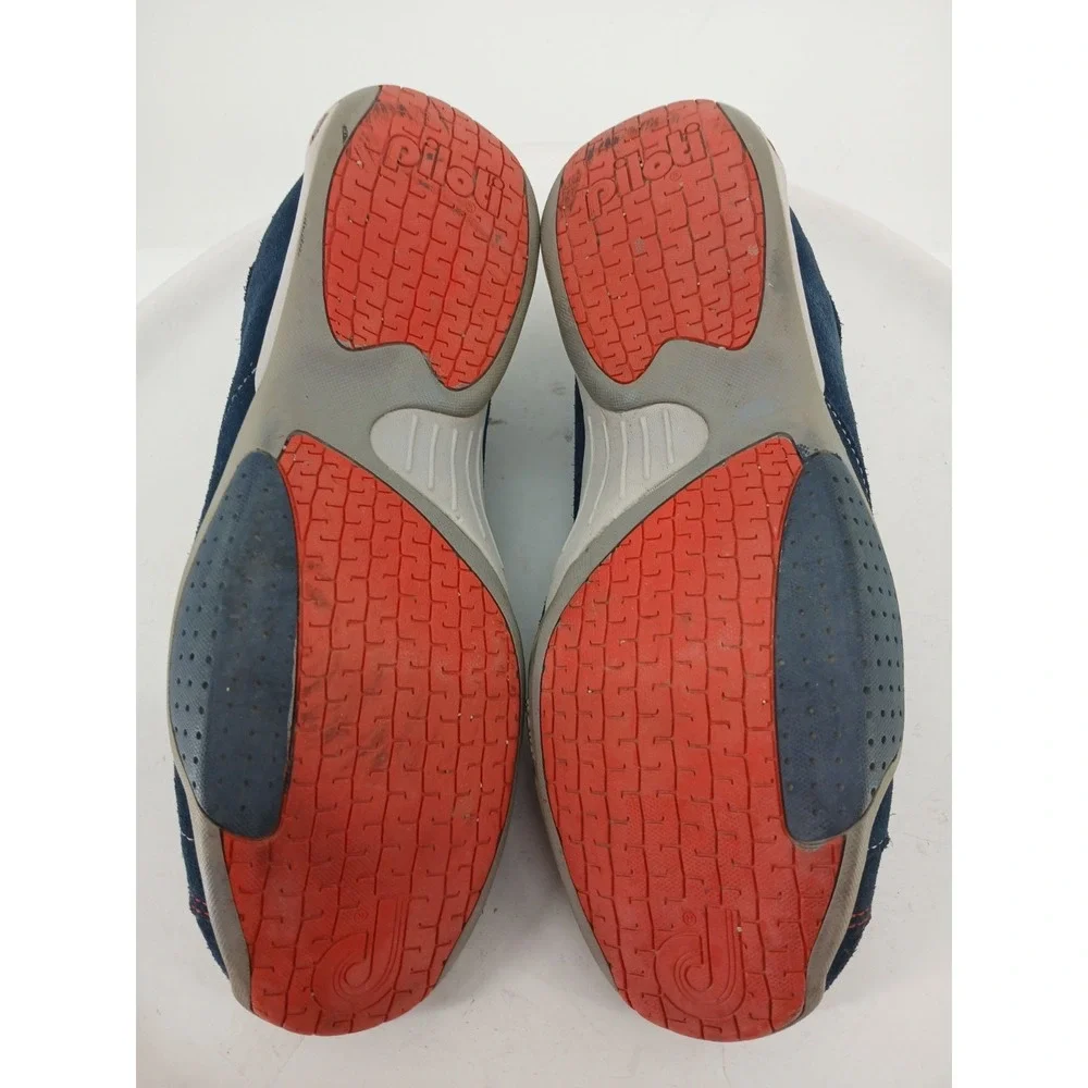 Piloti Prototipo Driving Shoes Mens US 10.5 Blue Suede Racing Motorsport  DB4